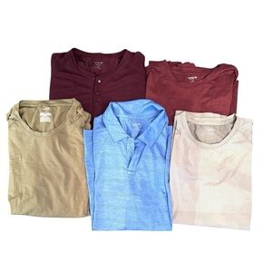 Men’s old navy activewear athletic work out shirts lot Sz XL